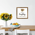 thumbnail image 3 of Eveokoki Kitchen Sign with Rustic Wood Frame 8x8 Inch, tea make everything better , Kitchen Decor , Farmhouse Kitchen Decor , Kitchen Decorations Wall Sign , Dining Room Wall Decor Sign, 3 of 5