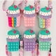 thumbnail image 3 of Juguetes antiestrés de silicona para niñas, bolsa de burbujas de empuje, antiestrés, estrujable, arcoíris, unicornio, Premium, 3 of 4