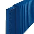 thumbnail image 4 of Modway Felicity Tête de Lit Simple Capitonnée à Canaux en Velours de Performance, Bleu Marine, 4 of 9