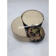 thumbnail image 3 of Vintage Nautical Maritime Copper & Two Ton Sundial Compass White leather Case, 3 of 3