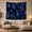 Crystal Bows, variant on Glowing Hearts and Crescent Moons on Starry Night Sky, Ethereal Romantic Fantasy for Space Lovers, Celestial Wall Art, Housewarming Gift Tapestry Wall Hanging for Bedroom, Living Room and Dorm