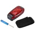 thumbnail image 3 of 4 Pcs Safety Light Waterproof Red Flashing Bicycle Rear Light, Suitable for Running, Walking, Cyclin, 3 of 5