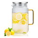 thumbnail image 1 of Jarra Vidrio Para Agua C/tapa Para Refrigerador Cristal 2l Xtellar transparente, 1 of 4