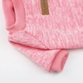 thumbnail image 5 of Suéter para perro, suéteres cálidos para perros, ropa para gatos, abrigo polar para mascotas para cachorros, perros pequeños, medianos y grandes (M, rosa), 5 of 5