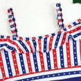thumbnail image 7 of eczipvz Girls' Bikini Sets 4th of July Baby Girl Swimsuit Infant Toddler American Flag Bathing Suit Ruffle One Piece Swimwear(Red,4-5 Years), 7 of 7