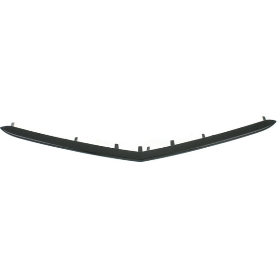 Grille Trim Compatible with 2012-2014 Acura TL Lower Painted Black