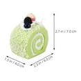 thumbnail image 2 of KAKOWELY 6pcs Artificial Cake Model Fake Cake Simulation Cake Realistic Food Model Dessert Model for Display,2.76X"X2.36"X1.57", 2 of 5