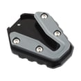 thumbnail image 1 of Zorion Motorcycle Kickstand Plate, Motorcycle Stand Pad, Enlarged Bottom Foot Extension Gray, 1 of 9