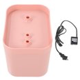 thumbnail image 4 of Fuente de agua para gatos, fuente de circulación automática, dispensador de agua, alimentador de agua para mascotas, gatos, perros y gatitos (rosa), 4 of 6
