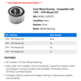 thumbnail image 2 of Front Wheel Bearing - Compatible with 1990 - 1994 Mazda 323 1991 1992 1993, 2 of 2