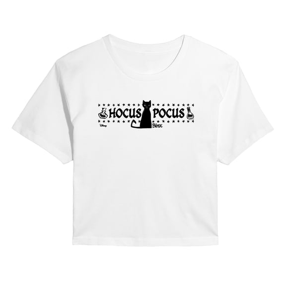 Hocus Pocus - Binx Hocus Pocus - Juniors Cropped Graphic T-Shirt