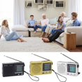 thumbnail image 4 of KK9 Weather Radio SW AM FM Portable Radio Battery Operated Longest Lasting Radio For Emergency Hurricane Running Walking Home silver, 4 of 5