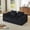 Black, variant on 72" Soft Corduroy Two Seater Couch, Living Room Loveseat Curved Ergonomic Back, Upholstered Loveseat No Assembly for apartment lounge space, Black