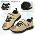 thumbnail image 5 of Psesaysky Skeleton Party Velcro Sneakers for Kids Girls Fashion Comfortable Walking Sports Shoes for Primary Students Size 11-15, 5 of 7