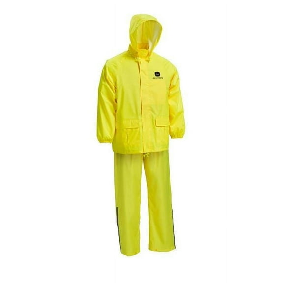 West Chester Holdings  2 Piece John Deere Rain Suit, Yellow - Large