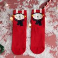 thumbnail image 2 of XEGLSBU 3 Pack Christmas Stocking Holder Womens Christmas Socks Socks Cute Medium Tube Socks One Size, 2 of 4