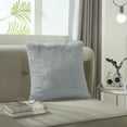 thumbnail image 5 of Mainstays Faux Fur Pillow, 18 x 18, Grey, Square, 1 Piece, 5 of 6