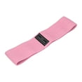 thumbnail image 3 of Bandes de Résistance des Hanches, Polyester Latex Soie Rose Bandes d'Entraînement Unisexes pour Débutant, 3 of 8