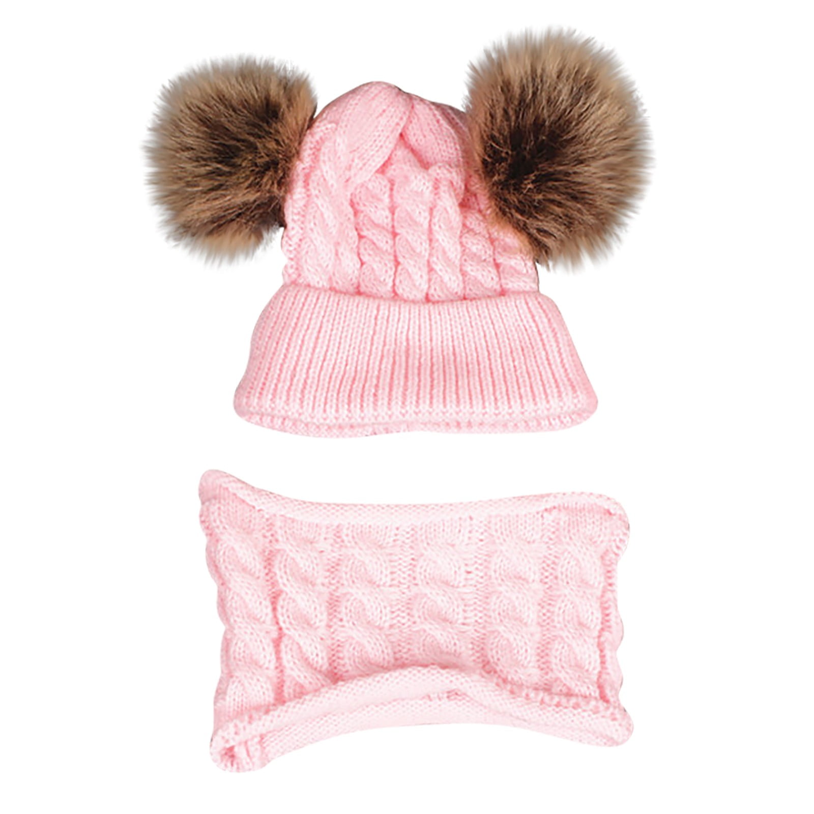 Ball Hat Scarf Set 