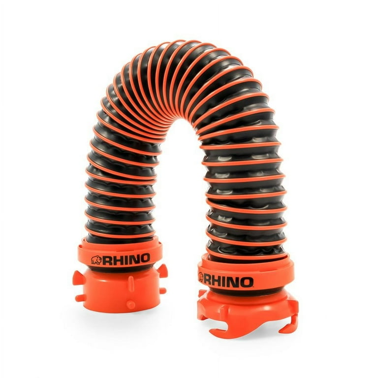 Camco RhinoEXTREME Compartment Sewer Hose | Hose Extends to 2-Feet