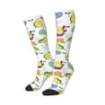 thumbnail image 2 of Balery Orange Green Avocado Fun Novelty Socks Men'S Women'S Crew Socks Funny Crazy Novelty Socks Quirky And Cool Socks, 2 of 9