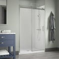 thumbnail image 6 of Craft + Main LGRLSC4874-CL-MB Lagoon 74" High X 48" Wide Sliding Frameless Shower Door -, 6 of 7