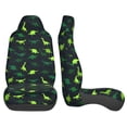 thumbnail image 3 of Yiaed Dinosaurs Print Car Seat Covers,Universal Auto Seats Protector Fits for Car,SUV Sedan,Truck,Automotive Seat Covers & Accessories(Two packs), 3 of 7