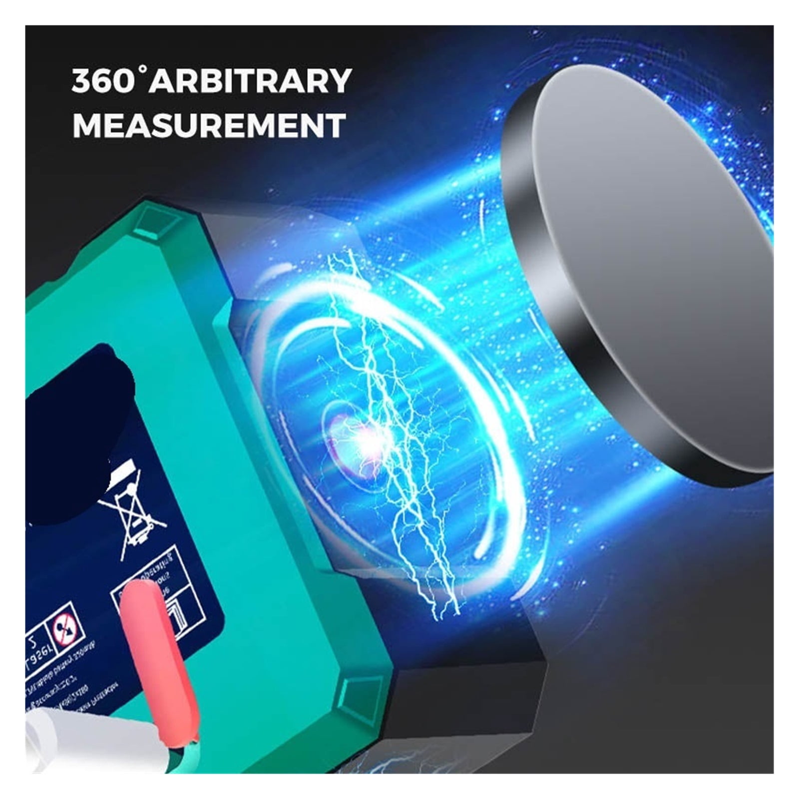 Magnetic Digital Angle Finder with Electronic Laser Gauge Ruler 360° LCD Electronic Protractor ,Water-Proof & Dust Resistant
