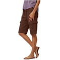 thumbnail image 3 of Pounoo Bermuda Shorts for Women Drawstring Elastic Waist Cargo Pocket Detail Loose Fit Bottoms Summer Casual Durable Slacks, 3 of 6