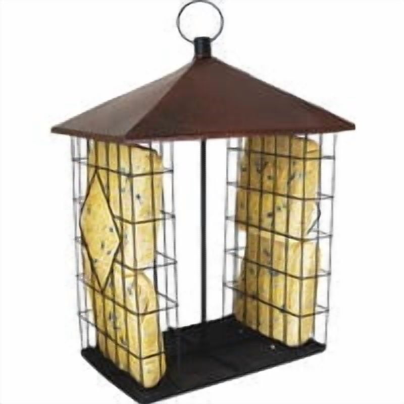 Wildlife Sciences Fly-Through Suet Cake Feeder - Pack of 7