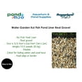 thumbnail image 2 of PondH2o Natural Stone Liner, Decorative Water Garden Koi Fish Pond Lining Real Gravel 3.3 Feet x 6.6 Feet (1m x 2m), Backyard Pond Liner Edging Pebble Border, 2 of 7