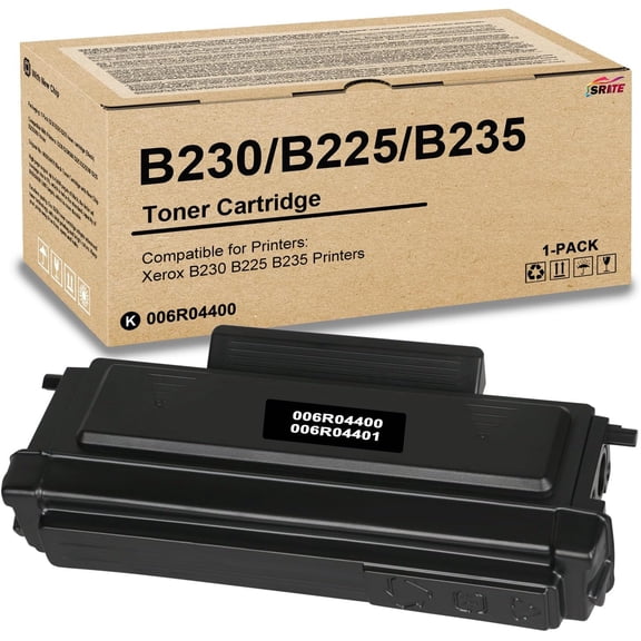 B230 B225 B235 Toner Cartridge Black 006R04400 Toner Compatible for Xerox B230DNI B225DNI B235DNI Printe (1-Pack)