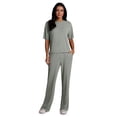 thumbnail image 5 of RBX Active Women's Lightweight Washed Pique Modal Short Sleeve T-Shirt, 5 of 5
