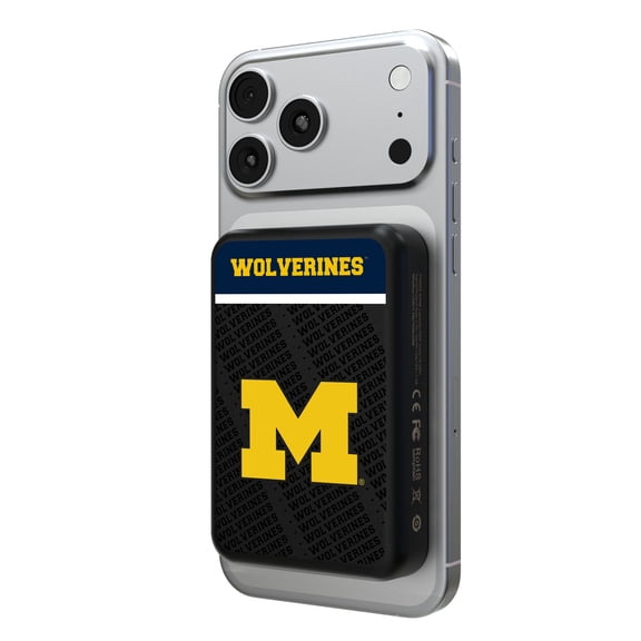 Michigan Wolverines Endzone Plus Wireless Power Bank