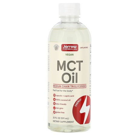 Jarrow Formulas MCT Oil Ketogenic Dietary Supplement, 20 Fl Oz, 39 Servings