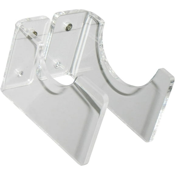 1 Pair Gun Racks Rifles Hangers Hooks Acrylic Wall Mount Display