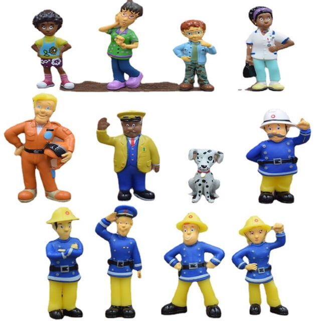 Juguete coleccionable modelo S Firemans S, 12 unidades/lote