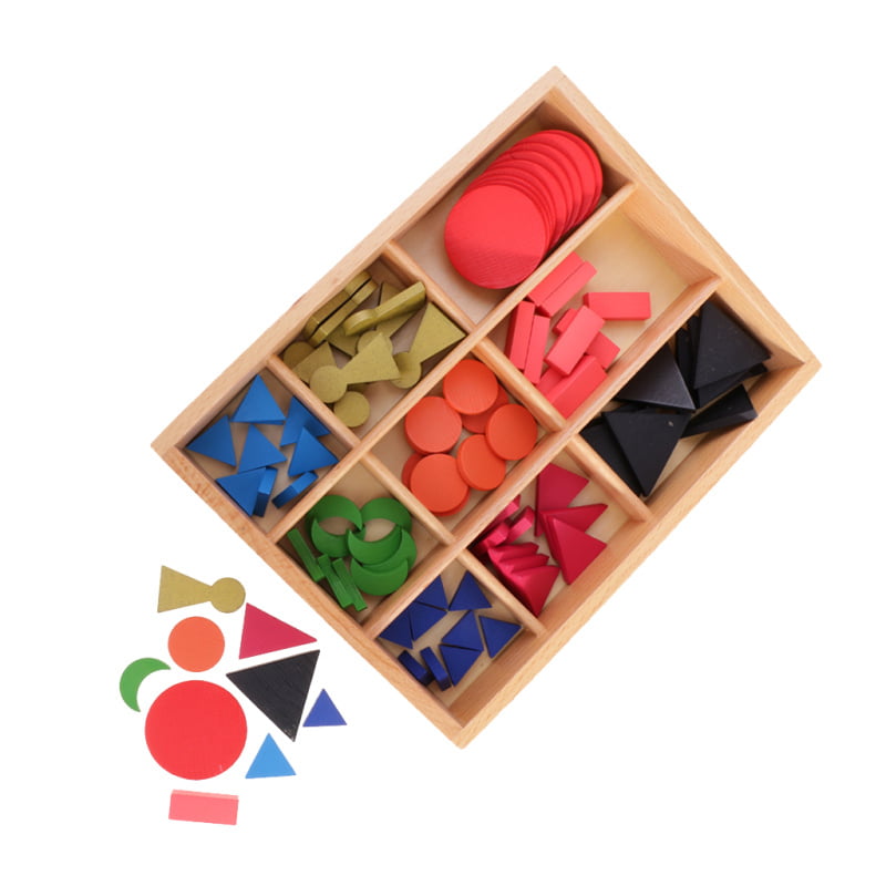 Montessori Basic Wooden Grammar Symbols w/ Box for Kids Early Education Gift 