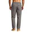 thumbnail image 5 of Cotton Linen Pants for Men Baggy Elastic Drawstring Joggers Trouser Summer Casual Lightweight Breathable Beach Pants, S, 5 of 6