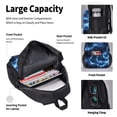 thumbnail image 4 of Fotbe Blue Lightning Set Escolar 3 en 1 para Niños - Mochila Duradera con Lonchera Aislante y Estuche para Lápices - Mochila Escolar para Niños y Niñas, 4 of 7