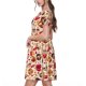 thumbnail image 2 of Balery Skull Retro record lips Vestidos sueltos de manga corta para mujer, vestidos de verano 2025, vestidos casuales de corte A con vuelo., 2 of 6