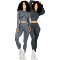 thumbnail image 1 of Pack De 2 Conjuntos De Yoga Unitalla Mujer Ropa Deportiva Gym O Casual, 1 of 5