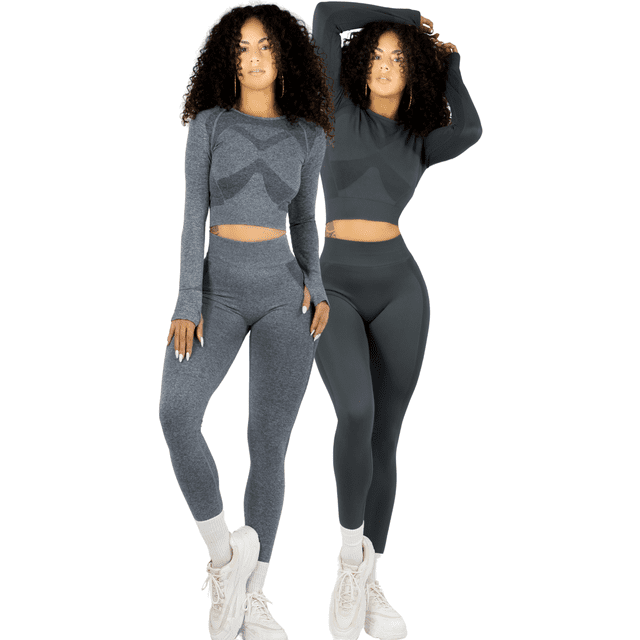Pack De 2 Conjuntos De Yoga Unitalla Mujer Ropa Deportiva Gym O Casual