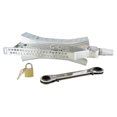 thumbnail image 2 of Dumble Metal Locking RV Tire Chock Trailer Wheel Lock RV Wheel Stabilizer 1-Pack, 2 of 7