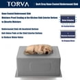 thumbnail image 6 of TORVA 16 Gauge Stainless Steel Single Bowl Undermount Kitchen Sink Nano Coating 17"x19"x9" Black, 6 of 7