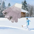 thumbnail image 5 of geerera Touch Screen Texting Warm Knit Thermal Gloves Womens Winter Gloves for Cold Weather Christmas Gifts for Women, 5 of 6