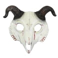 thumbnail image 3 of Máscara de cosplay Hugo de Halloween beige para carnaval, 3 of 7
