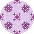 thumbnail image 1 of Ahgly Company Indoor Round Patterned Tyrian Purple Area Rugs, 6' Round, 1 of 6