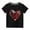 Black, variant on Kids Valentine's Day T-Shirts Toddler Boys Girls Crewneck Short Sleeve Graphic Summer Cotton Tee Tops