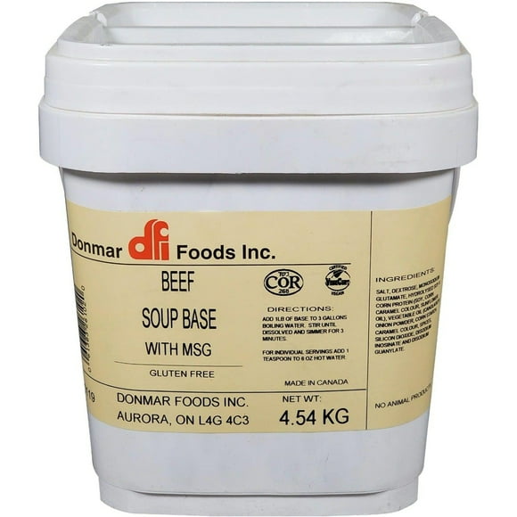 Donmar Beef Soup Base With MSG, 4.54 Kg 1 Count